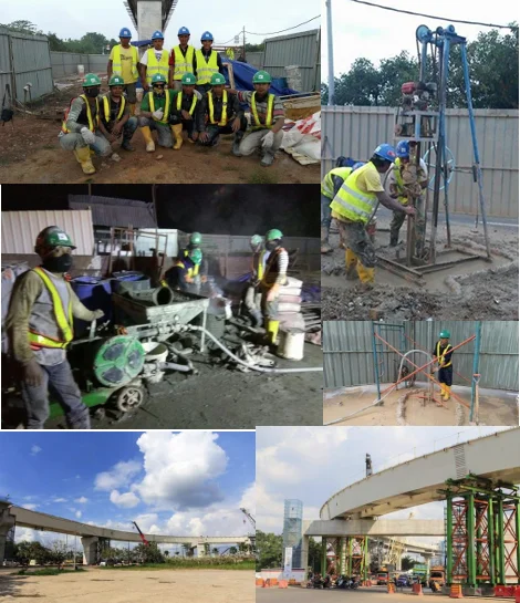 Soil Grout at LRT Palembang